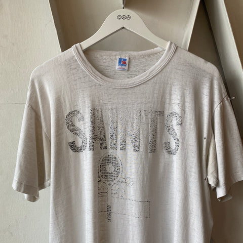 80's Paper Thin Saints Tee - Large