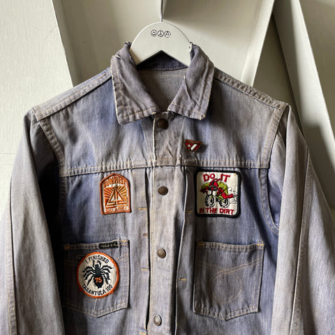 70’s Faded Selvedge Denim Jacket - Small
