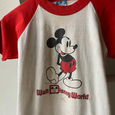80's Mickey Raglan Tee - Small