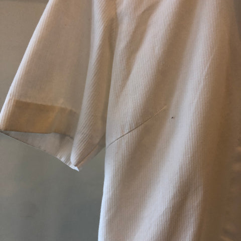 70's Women’s White Button Down Shirt - XS