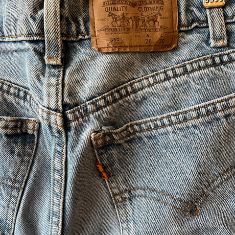 90’s Levi’s 560 Student Fit - 27” x 29”