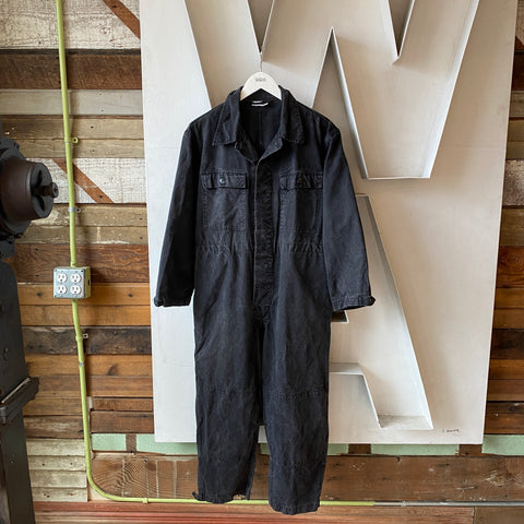 60's French Workwear Jump Suit - Large Short