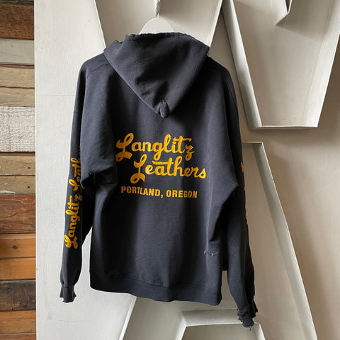 90’s Thrashed Langlitz Hoodie - XL