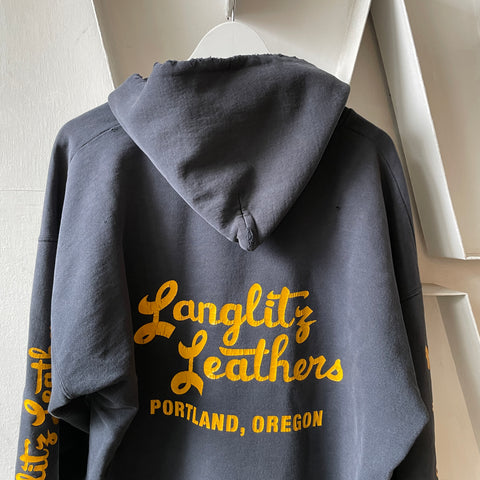 90’s Thrashed Langlitz Hoodie - XL