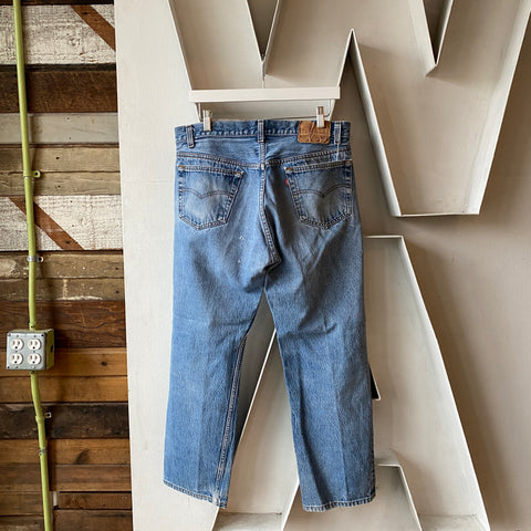 80's Thrashed Levi’s 501 - 33” x 26.5”