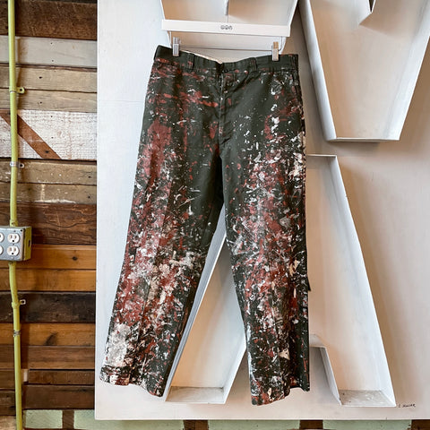 70’s Painted Trousers - 31” x 27”