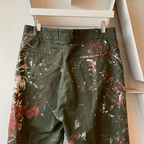 70’s Painted Trousers - 31” x 27”