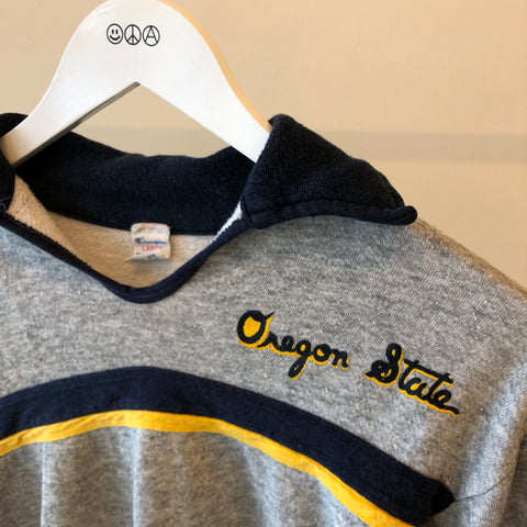 70's OSU Collared Sweatshirt - Large