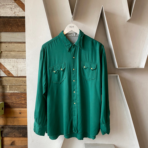 50’s Western Snap Shirt - Medium