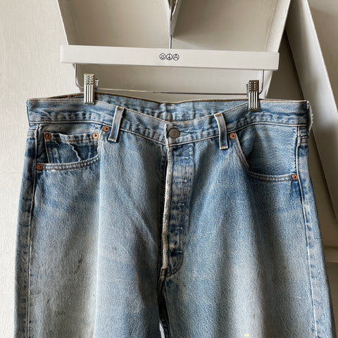 90’s Thrashed Levi's 501 Denim - 36" x 33"