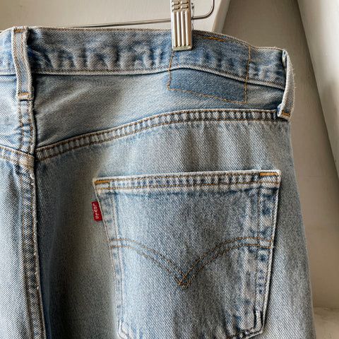 90’s Thrashed Levi's 501 Denim - 36" x 33"