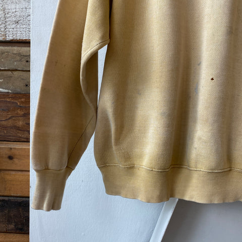 60's Faded Raglan Crewneck Sweatshirt - Large