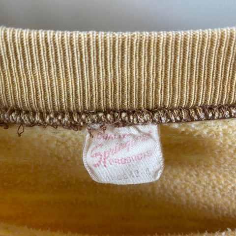 60's Faded Raglan Crewneck Sweatshirt - Large
