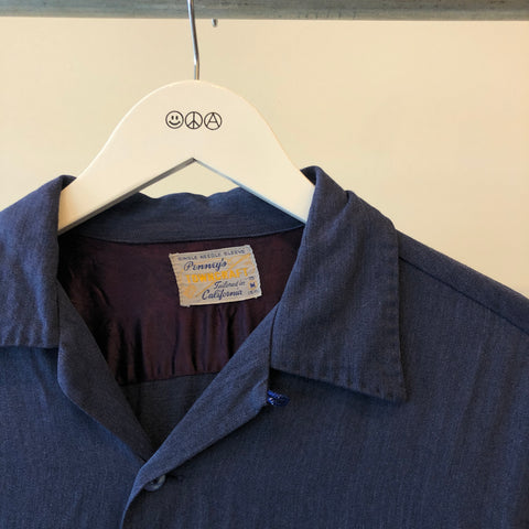 60's Penney’s Towncraft Rayon Shirt - Medium