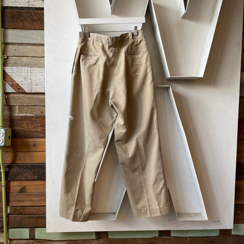 70’s Painted Military Chinos - 30” x 27”
