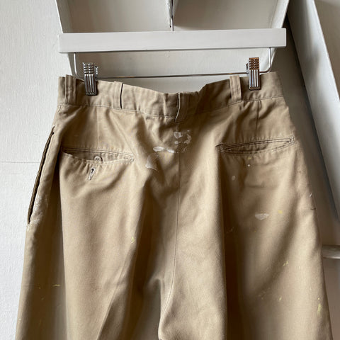 70’s Painted Military Chinos - 30” x 27”