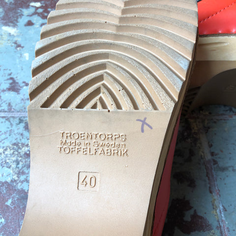 Red Troentorp Clogs Euro 40 - Women’s 7.5