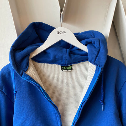 80's Thermal Lined Zip Up - Medium