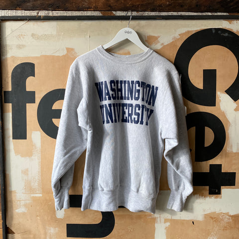 90's Washington University Reverse Weave - Large