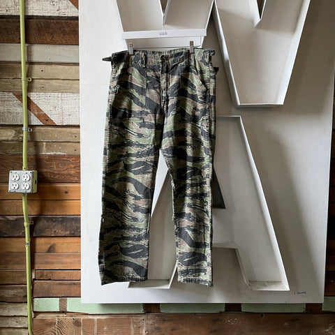 80’s Thrashed Tiger Camo Pants - 32” x 26.5”