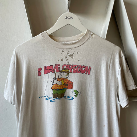 70’s I Love Oregon Tee - Medium