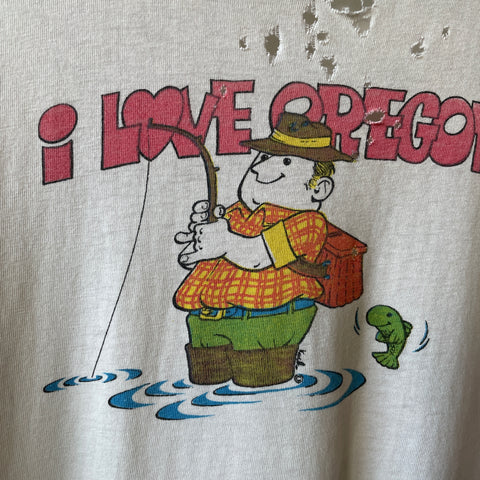 70’s I Love Oregon Tee - Medium