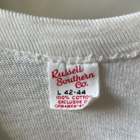 50’s Russell Southern Wrestling Tee - Large