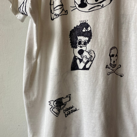 80's Hand Drawn Tee - Large