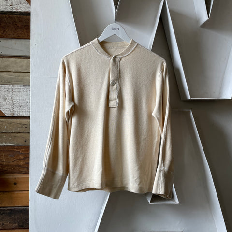 70’s Military Wool Henley - Medium