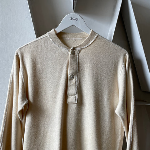 70’s Military Wool Henley - Medium