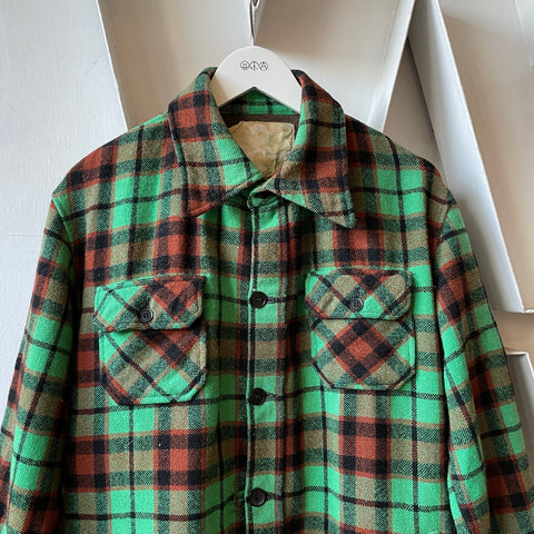 60’s Jay Mac Wool Flannel - Large