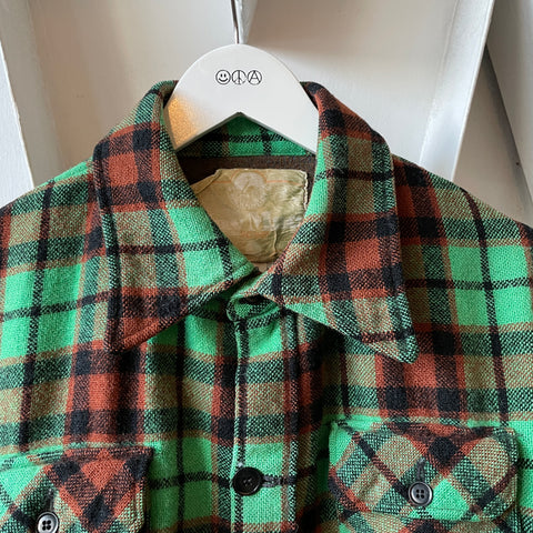 60’s Jay Mac Wool Flannel - Large