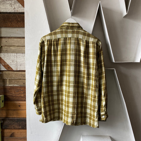 50's Japanese Flannel - Medium