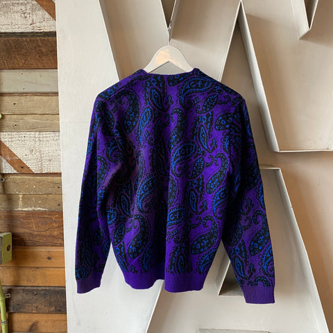 70's Paisley Cardigan - Large
