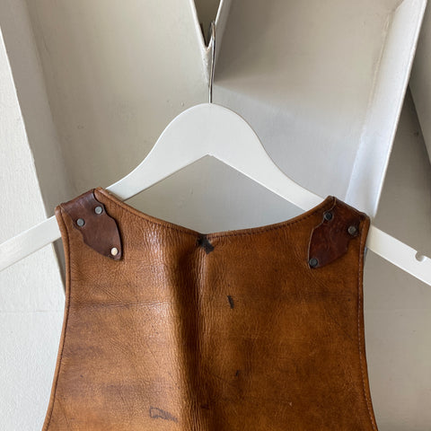 60's Leather Vest - Medium
