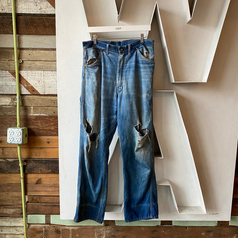 60's Thrashed Big Mac Denim - 33” x 31”