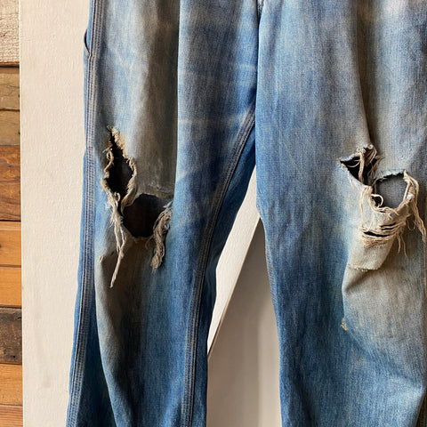 60's Thrashed Big Mac Denim - 33” x 31”