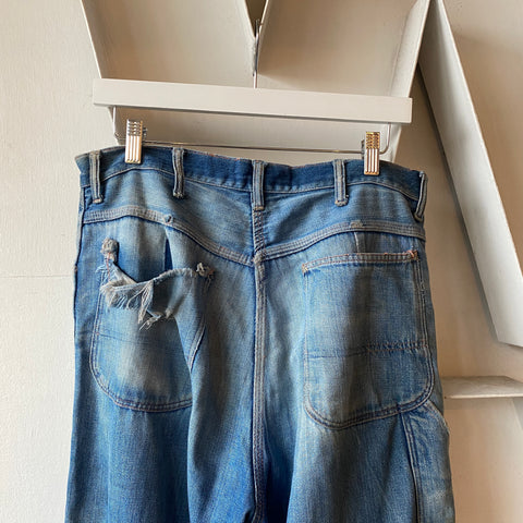 60's Thrashed Big Mac Denim - 33” x 31”