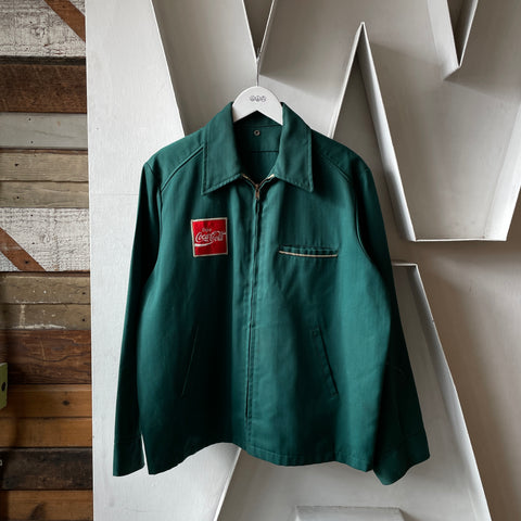 70's Coca-Cola HBT Work Jacket - Large