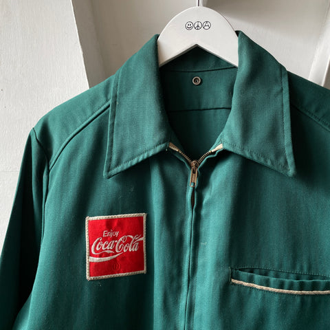 70's Coca-Cola HBT Work Jacket - Large