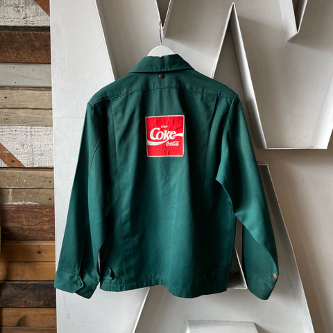 70's Coca-Cola HBT Work Jacket - Large