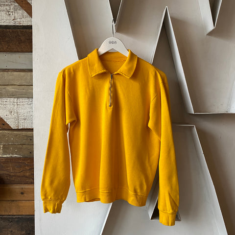 60's Quarter Zip Sweatshirt - Medium