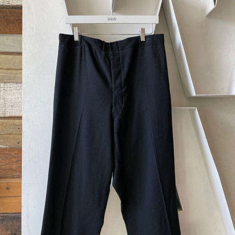40’s Side Stripe Wool Trousers - 33” x 32”