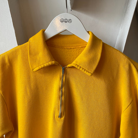 60's Quarter Zip Sweatshirt - Medium