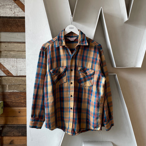 60's Sanforized Cotton Flannel - Large