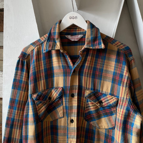 60's Sanforized Cotton Flannel - Large