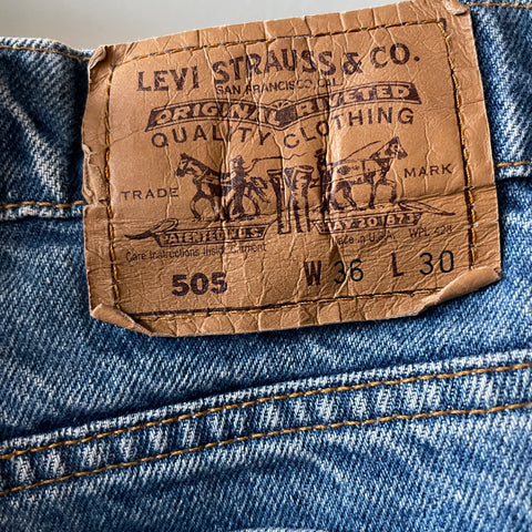 80’s Levi’s Orange Tab 505 - 33” x 27.5”