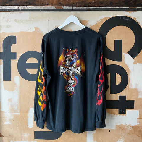 90's Wizard Wear Long Sleeve - Large