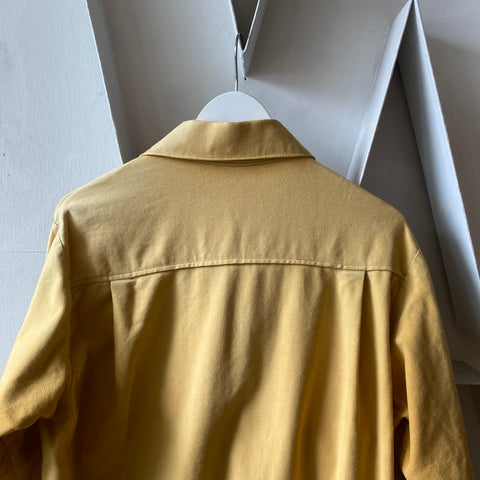 60's Voyeur Chamois Zip Shirt - Medium