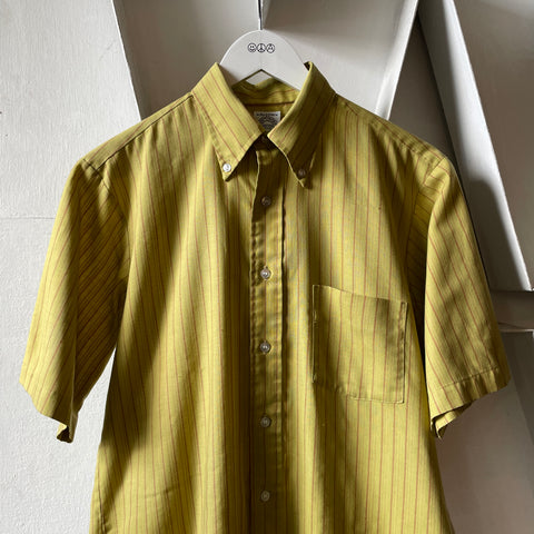 60’s Arrow Striped Button Down - Medium
